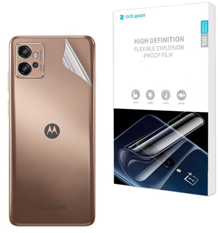 Захисна плівка на задню панель RockSpace Explosion-Proof SuperClear для Motorola Moto G32: фото 1 з 9