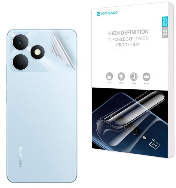 Защитная пленка на заднюю панель RockSpace SuperClear для Realme Note 80 (412409) Защитная пленка на заднюю панель RockSpace SuperClear для Realme Note 80: фото 1 из 9