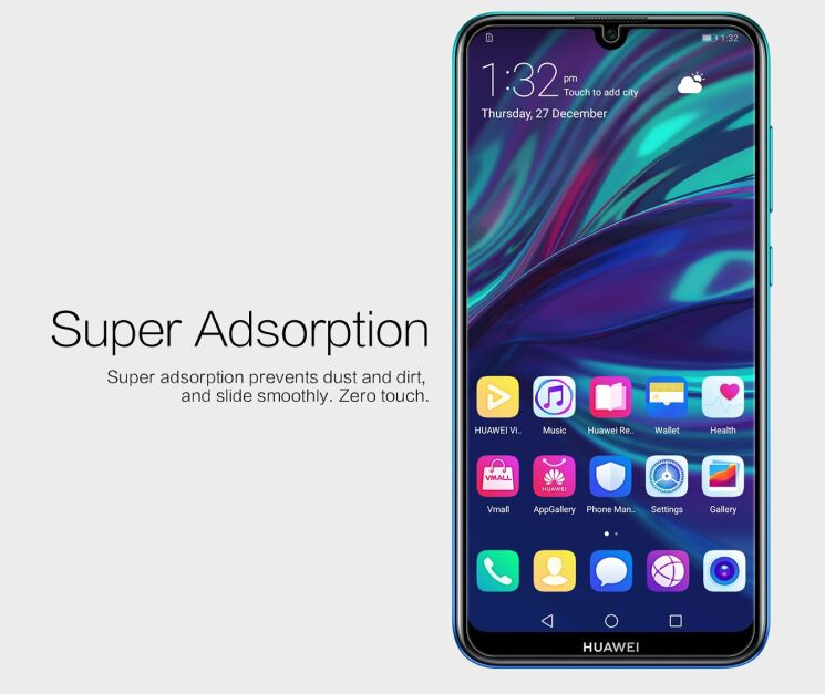 Защитная пленка NILLKIN Crystal для Huawei Y7 (2019): фото 3 из 5