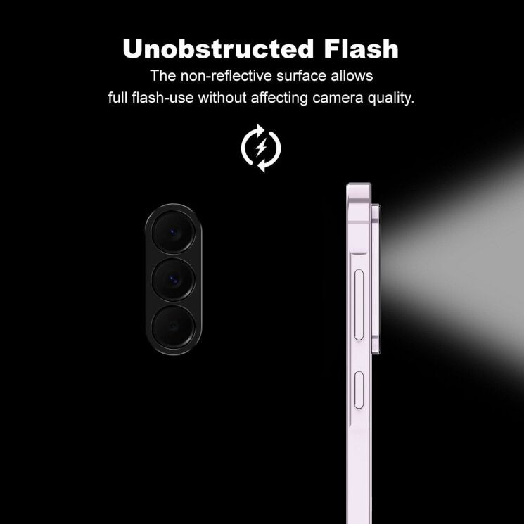 Захисна рамка IMAK Camera Styling для Samsung Galaxy A57 (A576) / Galaxy A37 (A376) - Black: фото 3 з 7