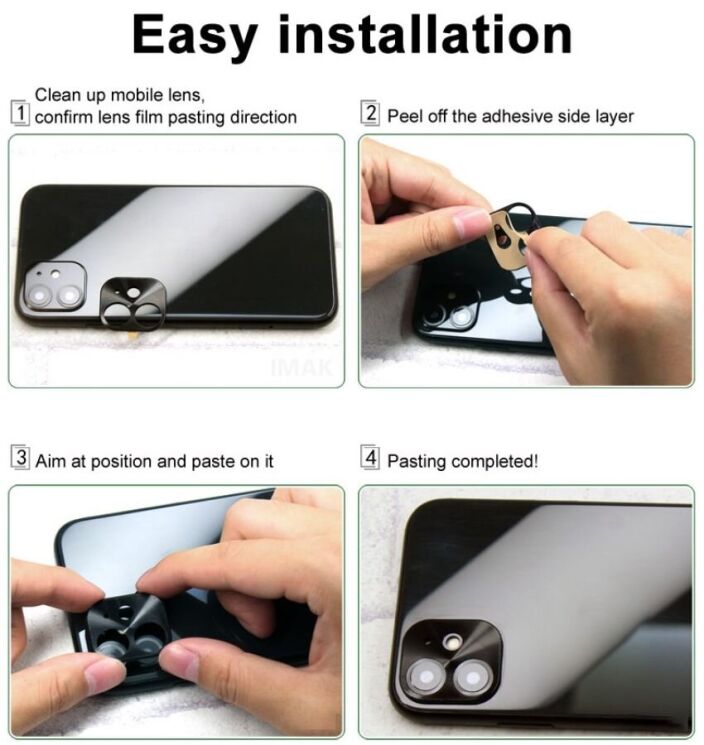 Защитная рамка IMAK Camera Styling для Xiaomi 14T Pro - Black: фото 10 из 11