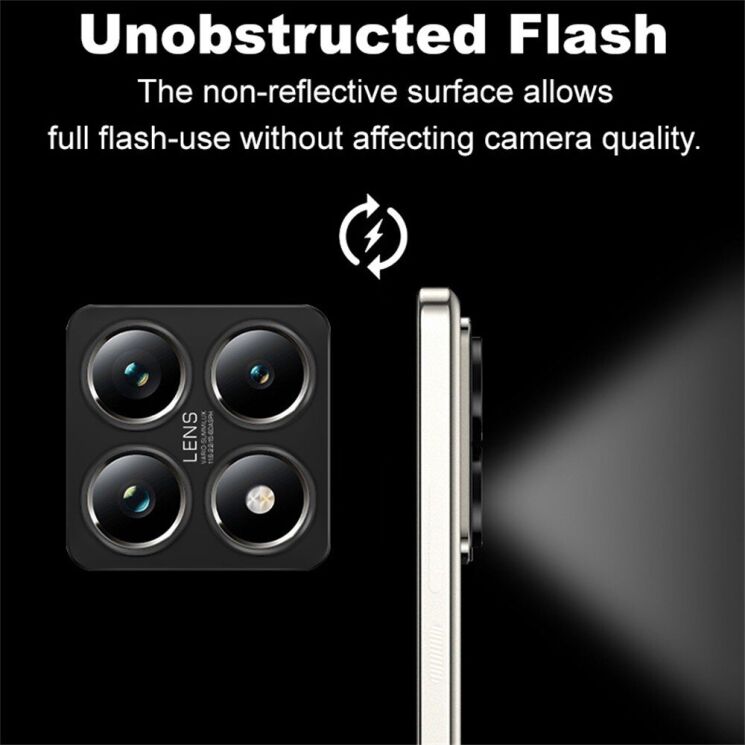 Защитная рамка IMAK Camera Styling для Xiaomi 14T Pro - Black: фото 7 из 11