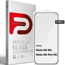 Защитное стекло ArmorStandart Pro 5D для Infinix Note 60 Pro / Infinix Note 60 - Black: фото 1 из 7