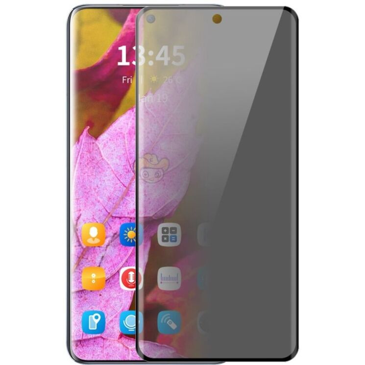 Защитное стекло ENKAY 3D Privacy Side Glue для Motorola Edge 50 Pro / 50 Ultra - Black: фото 2 из 10