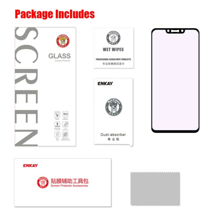 Захисне скло HAT PRINCE Full Covered для Huawei Mate 20 Lite - Black: фото 4 з 6