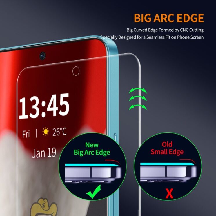 Защитное стекло HAT PRINCE 0.26mm для Xiaomi 14T / 14T Pro: фото 4 из 6