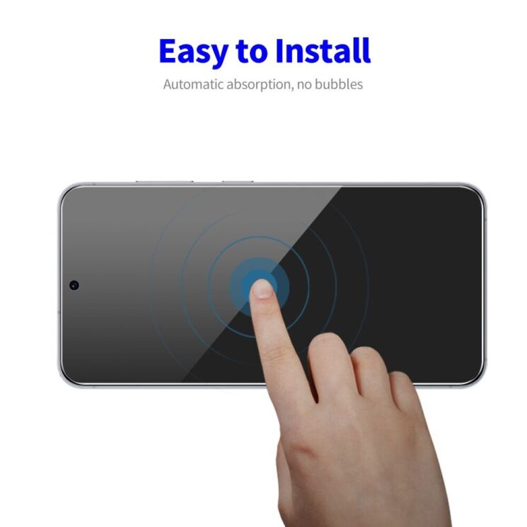 Захисне скло HAT PRINCE Privacy для Samsung Galaxy S24 (S921) - Black: фото 6 з 8