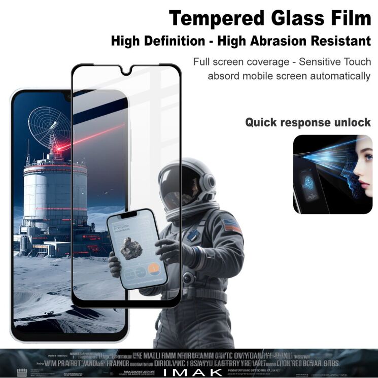 Захисне скло IMAK 5D Pro+ Full Glue для Samsung Galaxy A17 (A175) - Black: фото 4 з 8