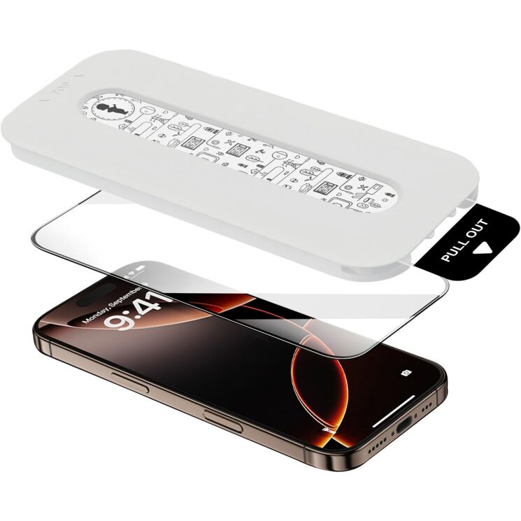 Захисне скло IMAK Easy Install Full Glue для Samsung Galaxy A37 (A376) - Black: фото 3 з 7