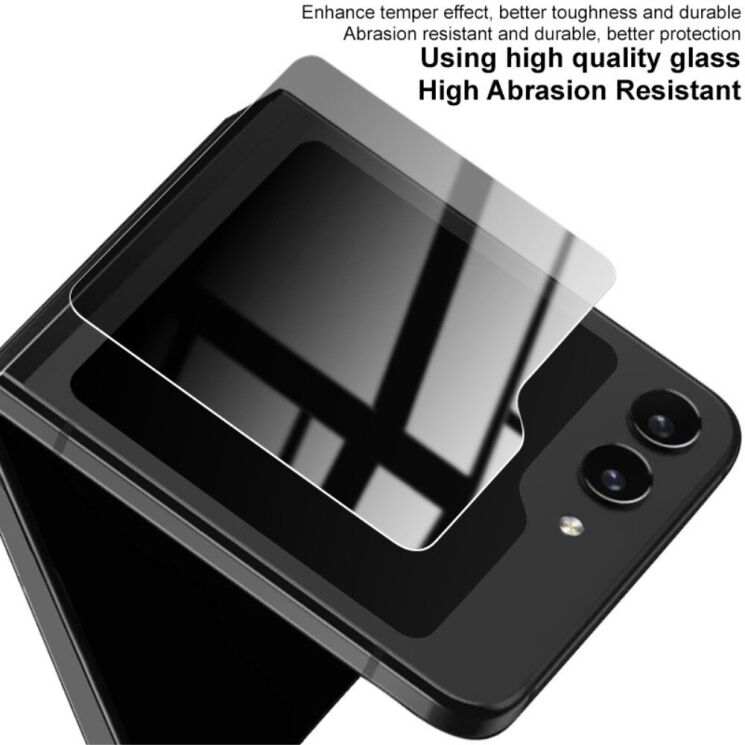Защитное стекло IMAK Privacy 9H Protect для Samsung Galaxy Flip 5 - Transparent: фото 4 из 8