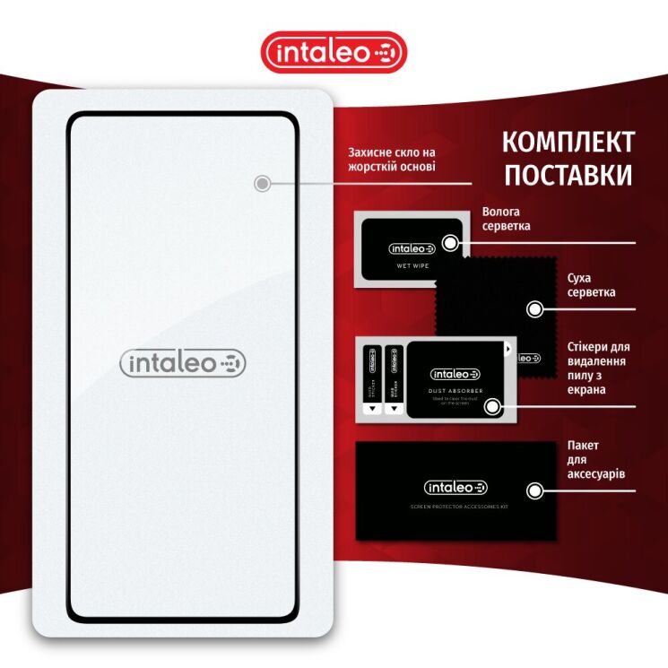 Защитное стекло Intaleo Full Glue для Xiaomi Redmi Note 14S - Black: фото 8 из 8
