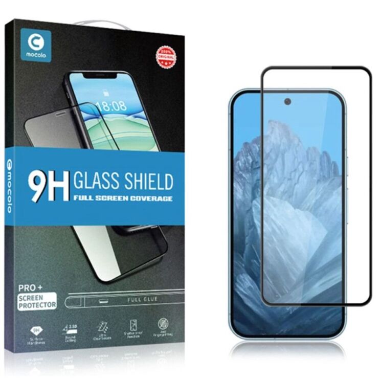 Защитное стекло MOCOLO Full Glue Cover для Google Pixel 9 Pro XL - Black: фото 8 из 8
