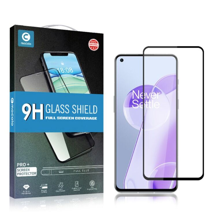 Защитное стекло MOCOLO Full Glue Cover для OnePlus 9RT - Black: фото 11 из 11