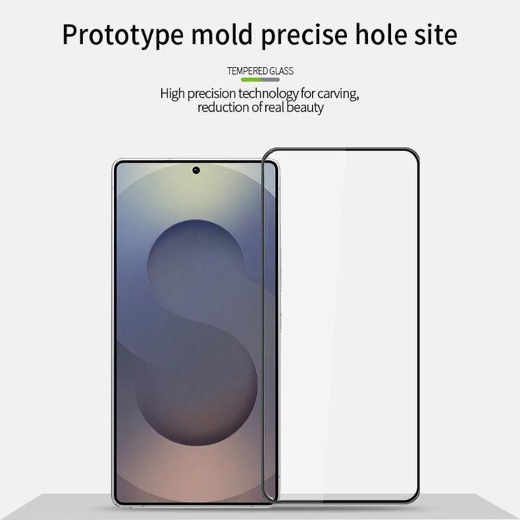 Защитное стекло MOFI 3D Curved Full Glue для Samsung Galaxy S26 Ultra - Black: фото 4 из 9