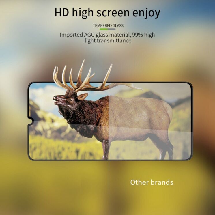 Захисне скло MOFI 5D Curved Full Glue для Xiaomi Redmi 14C / Redmi A4 5G / Poco C75 - Black: фото 3 з 14