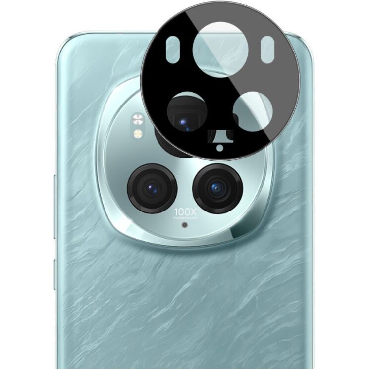 Защитное стекло на камеру IMAK Black Glass Lens для Honor Magic 6 Pro - Black: фото 3 из 10