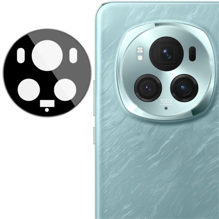 Защитное стекло на камеру IMAK Black Glass Lens для Honor Magic 6 Pro - Black: фото 1 из 10