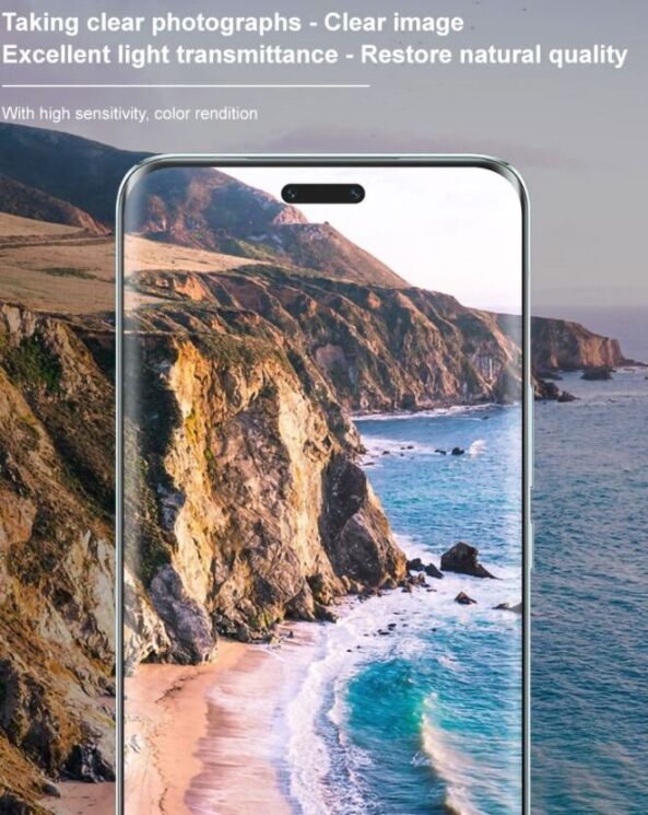 Защитное стекло на камеру IMAK Black Glass Lens для Honor Magic 6 Pro - Black: фото 7 из 10