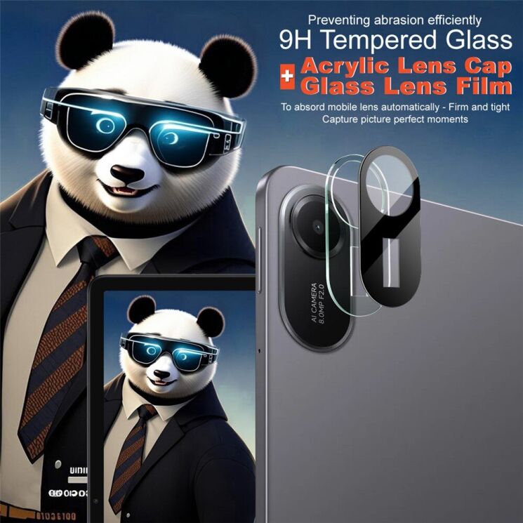 Захисне скло на камеру IMAK Black Glass Lens для Xiaomi Redmi Pad 2 - Black: фото 3 з 6