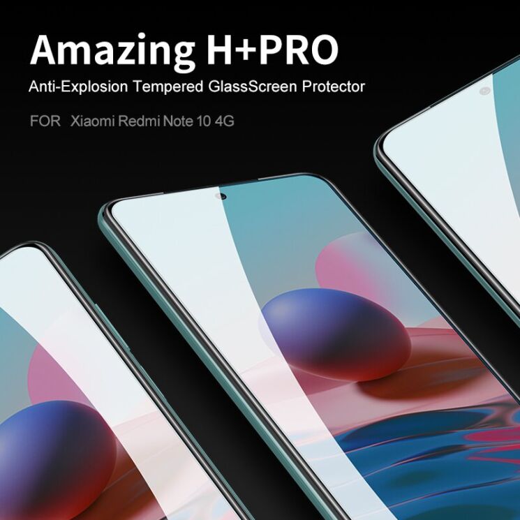 Защитное стекло NILLKIN Amazing H для Xiaomi Redmi Note 10 / Note 10s / Poco M5s - Transparent: фото 1 из 19