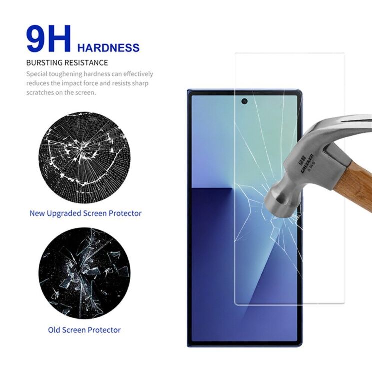 Защитное стекло RURIHAI Clear Glass для Samsung Galaxy Fold 8 Ultra: фото 3 из 7