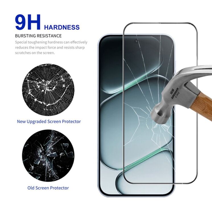 Защитное стекло RURIHAI Full Glue Screen Protect для OnePlus Nord CE6 - Black (391612B) Защитное стекло RURIHAI Full Glue Screen Protect для OnePlus Nord CE6 - Black: фото 3 из 7
