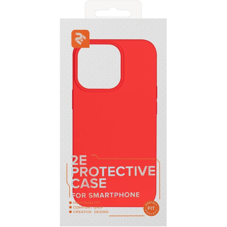 Захисний чохол 2Е Liquid Silicone для iPhone 14 Pro - Red: фото 3 з 3