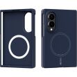 Защитный чехол ABEEL Lyra Skin with MagSafe (FF) для Samsung Galaxy Fold 8 - Dark Blue (424509DB)
