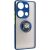 Защитный чехол ArmorStandart Frosted Matte Ring для Xiaomi Redmi Note 14S - Navy Blue: фото 1 из 1