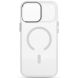 Захисний чохол ArmorStandart Unit-C MagCase для iPhone 17 Pro Max - Matte Clear Silver (389264MS). Фото 1 з 6