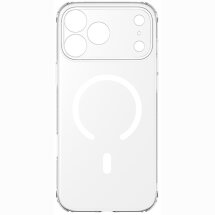 Захисний чохол BASEUS Crystal Magnetic Phone Case для Apple iPhone 17 Pro - Transparent: фото 1 з 11