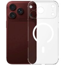 Захисний чохол BASEUS Crystal Series with MagSafe для iPhone 18 Pro Max / 17 Pro Max - Transparent: фото 1 з 5