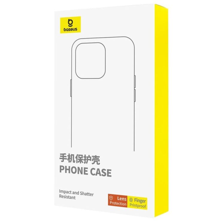 Защитный чехол Baseus Smart Ring Series для Apple iPhone 16 Pro - Black: фото 3 из 4