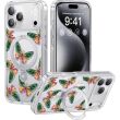 Захисний чохол CASEKOO Floral Series MagSafe для iPhone 17 Pro - Dancing Butterfly (403259K)