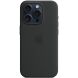 Захисний чохол Copiex Silicone Case with MagSafe для Apple iPhone 15 Pro - Black (339585B). Фото 2 з 6