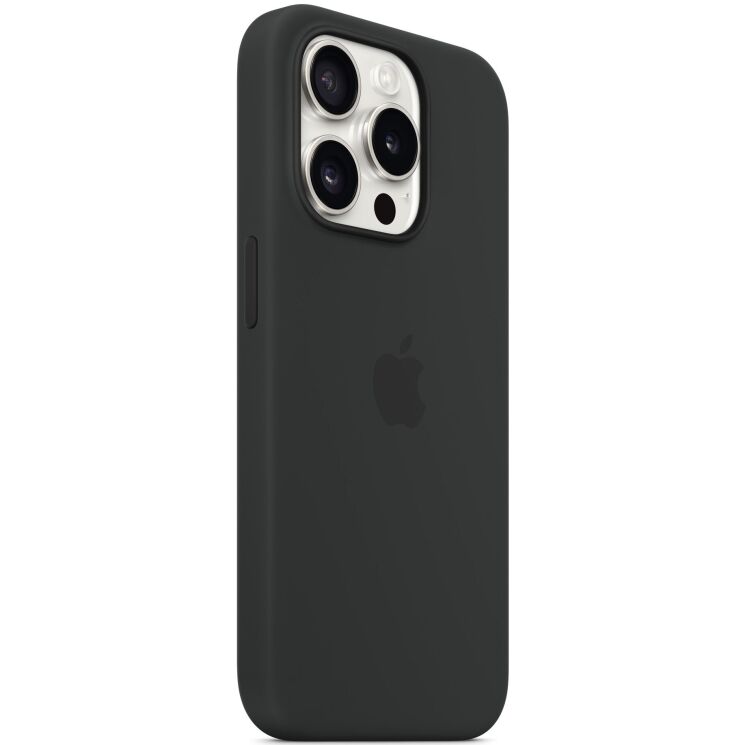 Захисний чохол Copiex Silicone Case with MagSafe для Apple iPhone 15 Pro - Black: фото 5 з 6