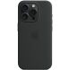 Захисний чохол Copiex Silicone Case with MagSafe для Apple iPhone 15 Pro - Black (339585B). Фото 4 з 6