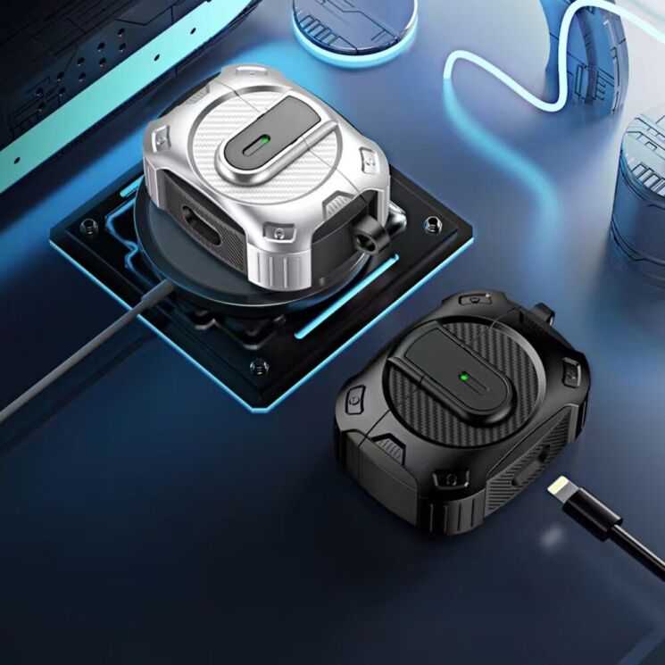 Захисний чохол COTECI Armor Case для AirPods 4 - Black: фото 5 з 7