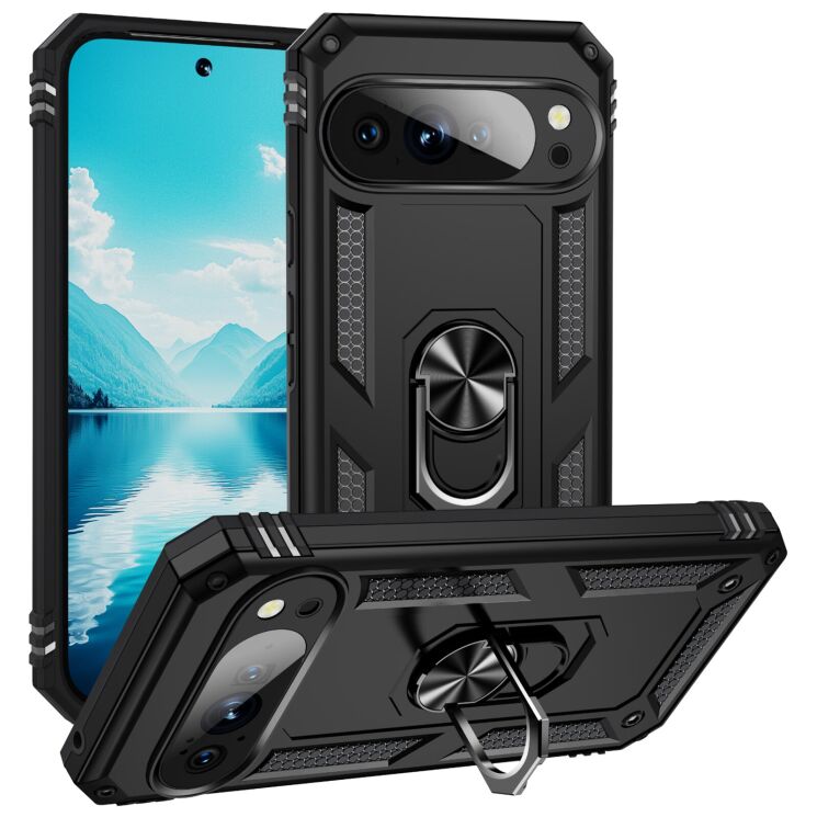 Захисний чохол Deexe Armor Case для Google Pixel 10 Pro XL - Black: фото 1 з 7