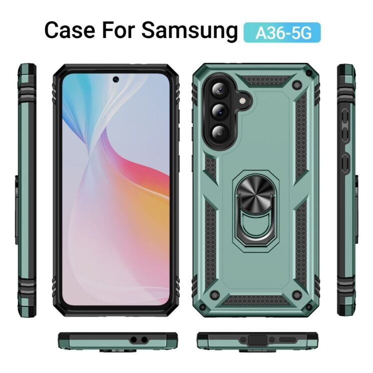 Защитный чехол Deexe Armor Case для Samsung Galaxy A36 (A366) - Black: фото 7 из 7