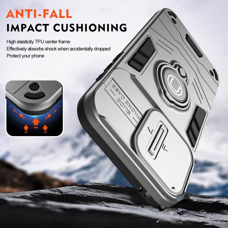 Захисний чохол Deexe Armor MagShield для Xiaomi 15T - Grey: фото 5 з 7