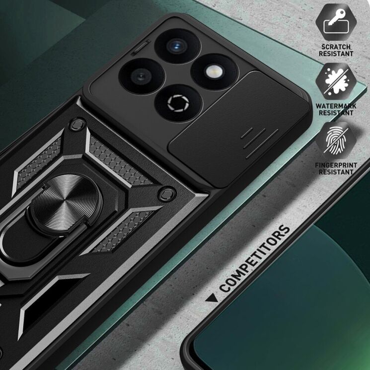 Защитный чехол Deexe Armor Shield для Honor 200 Smart - Red: фото 4 из 11