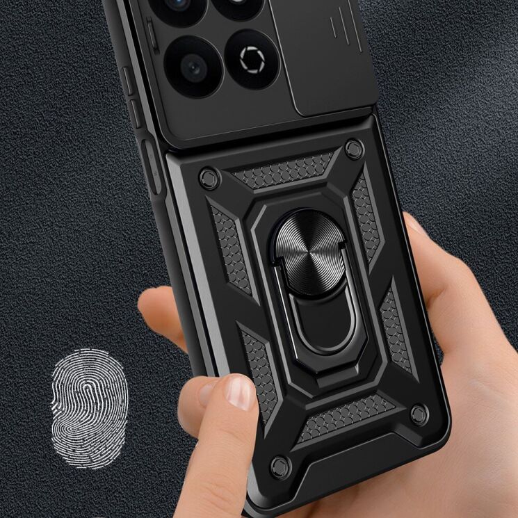 Защитный чехол Deexe Armor Shield для Honor 200 Smart - Red: фото 5 из 11