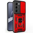 Чохол із захистом камери Deexe Armor Shield для Infinix Hot 60 Pro - Red (388018R)