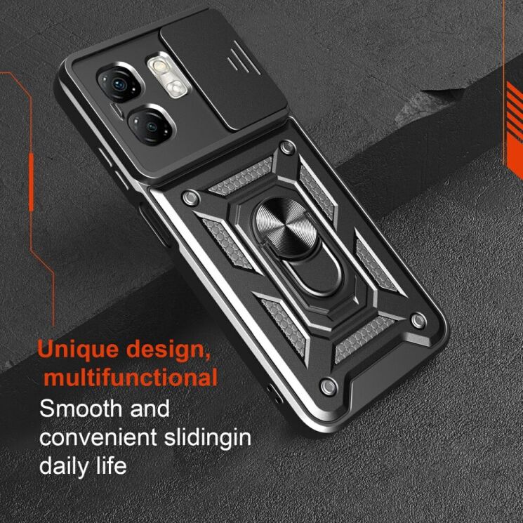Защитный чехол Deexe Armor Shield для Infinix Smart 9 (X6532) / Hot 50i (X6531) - Silver: фото 2 из 8
