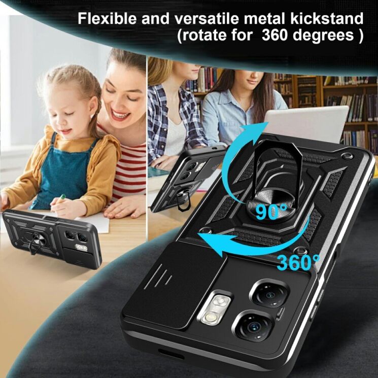 Защитный чехол Deexe Armor Shield для Infinix Smart 9 (X6532) / Hot 50i (X6531) - Silver: фото 4 из 8