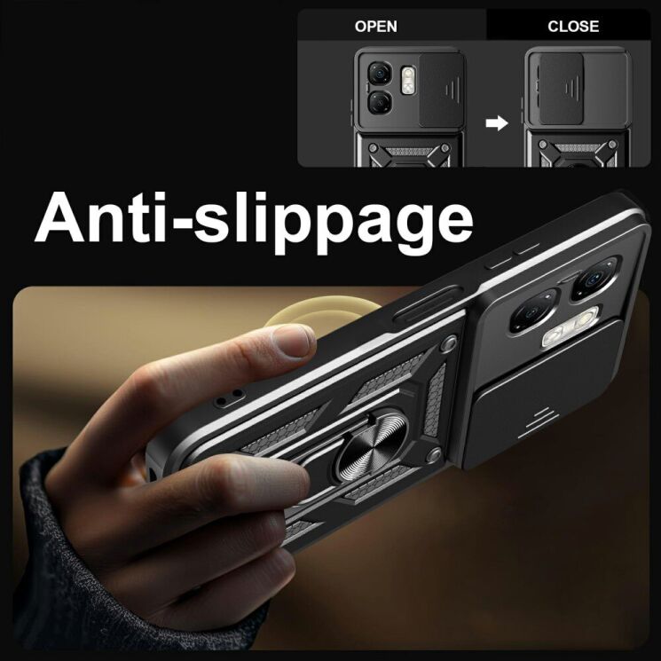 Защитный чехол Deexe Armor Shield для Infinix Smart 9 (X6532) / Hot 50i (X6531) - Silver: фото 7 из 8