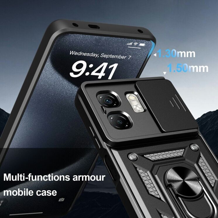 Защитный чехол Deexe Armor Shield для Infinix Smart 9 (X6532) / Hot 50i (X6531) - Silver: фото 8 из 8