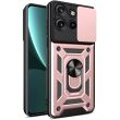 Защитный чехол Deexe Armor Shield для Motorola Edge 50 Neo - Rose Gold (367114RG)