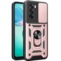 Защитный чехол Deexe Armor Shield для OPPO Reno 12 Pro - Rose Gold: фото 1 из 9